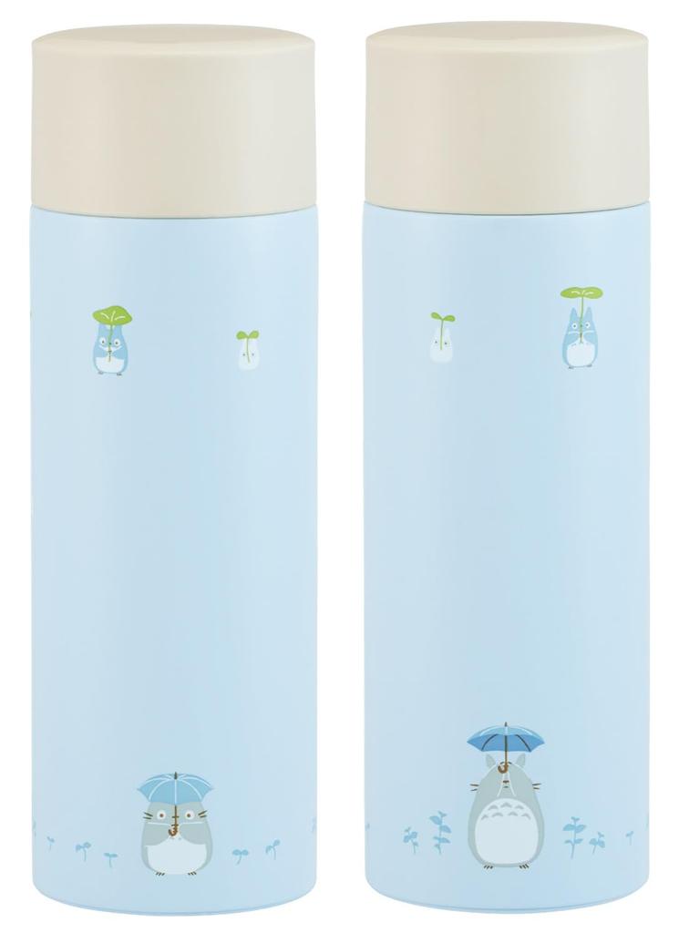 Skater Stainless Steel Water Bottle 350ml, Insulated, Vacuum Insulated, Totoro Dondoko Design SMBC4B-A
