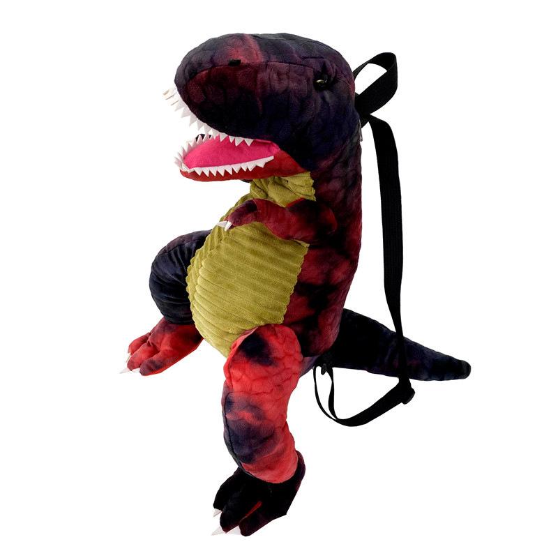 Winter Children's Dinosaur Plush Toy Bag - Tyrannosaurus & Triceratops Gift for Kids