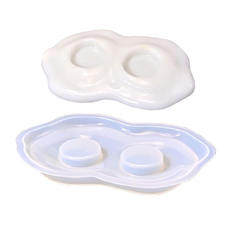 Multifuntional Silicone Mold Eggs Shape Easy Releasing Molds Silicone Texture for Candle Making and Artistic Home Decors