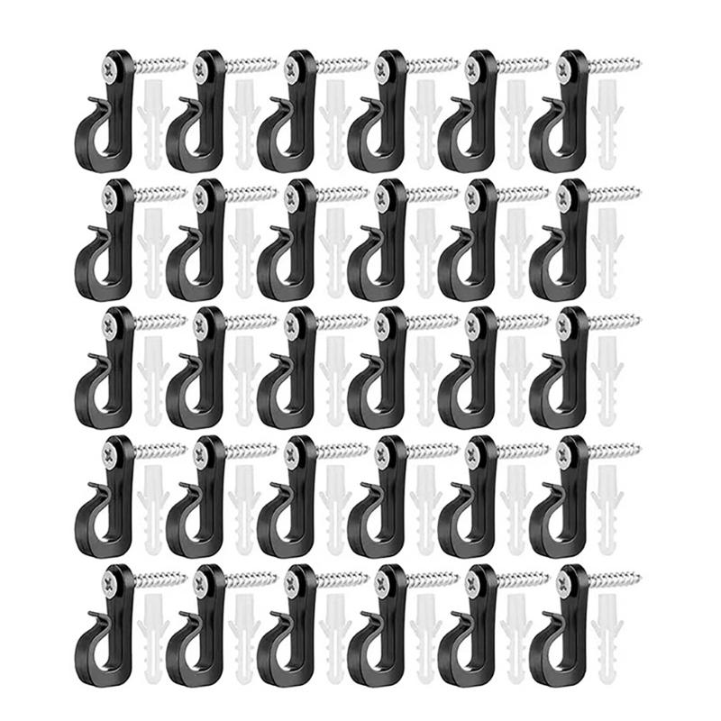 Practical Sturdy Plastic Gutter Hook Portable Accessory for Outdoor Use for Hanging Designs Christmas Light and More