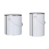 Empty Paint Can Metal Multifunctional Rustproof Iron with Lid Storage Container for Home