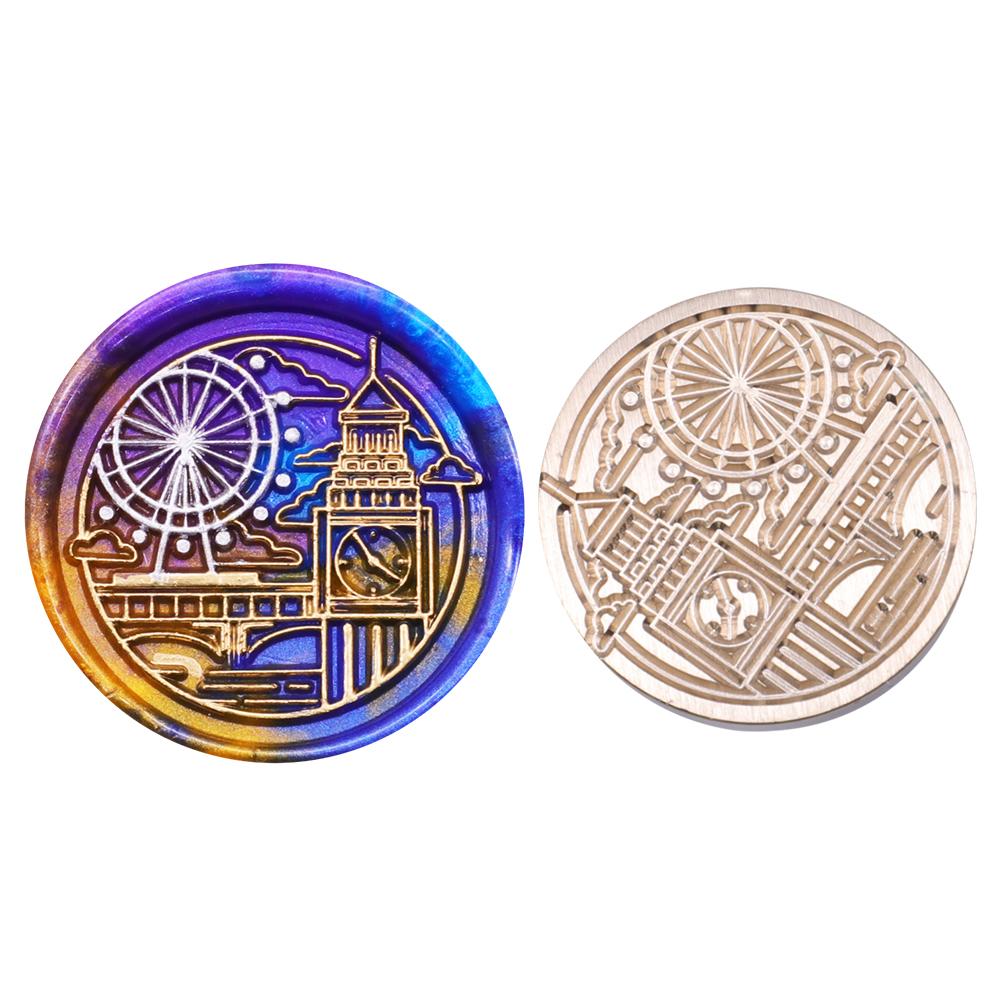 Medieval Castle Church Series Sealing Wax Stamp Head Wax Seal Stamp For Scrapbooking Wedding Cards Envelopes Gift Packaging