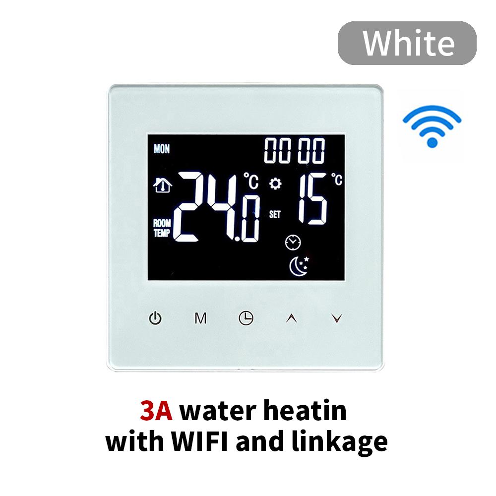 Wired Smart Thermostat with WiFi Control for Air Conditioning and Floor Heating Home Temperature Regulation System Tools