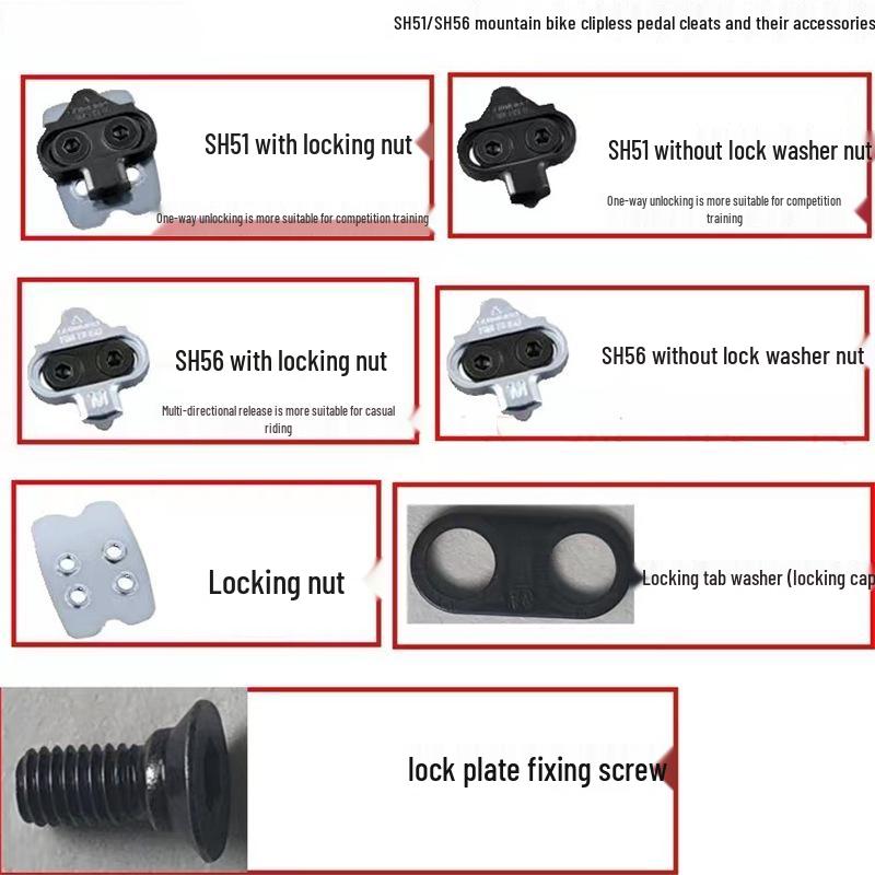 SPD Eggbeater-klosser for landevei- og terrengsykler - Selvlåsende pedaltilbehør