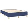 VidaXL Sommier à ressorts de lit Bleu 140x200 cm Tissu3120967