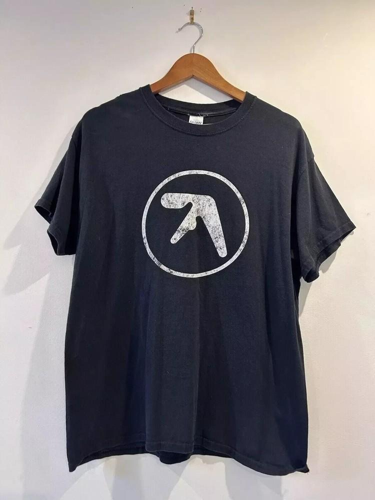 Aphex Twin Band Logo Black Unisex Heaven Cotton T shirt Reprint S5XL Unisex T-Shirt