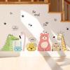 Little Animals English Quote Wall Sticker Removable Background Decor for Bedroom Living Room Home Decoration