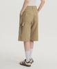 CARGOBROS FOR WOMAN Cotton Carpenter Bermuda Pants (Beige)