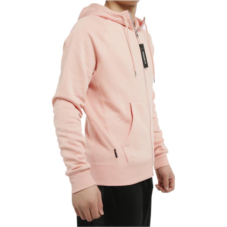 Jordan Solid Color Zip Hooded Jacket Men Jackets Pink AV2961-623