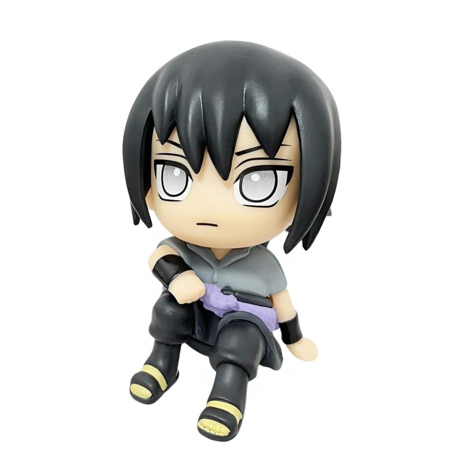 9cm Naruto Q Version Anime Character Anime Kakashi Sasuke Nizuchi Naruto Car Model Accessories Cute Toy Naruto Character Model