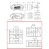 Color Display Motorcycle Dashboard Instrument Cluster Clear Visibility Odometer Speedometer Tachometer for Various Model