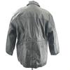 MILANO CONNECTION / Cowhide Leather Coat / Outerwear [Men's L / Black] Quilted Lining / Flap Pockets(USED)