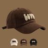 Plush Letter Retro Pattern Women Casual Corduroy Baseball Hat Autumn For