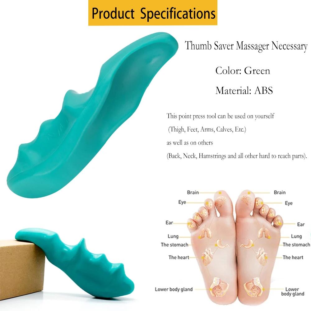 Finger Pressure Massager Pain Relief Press Trigger Point Massager Full Body Foot Back Manual Tools Deep Relaxed Relieve Fatigue