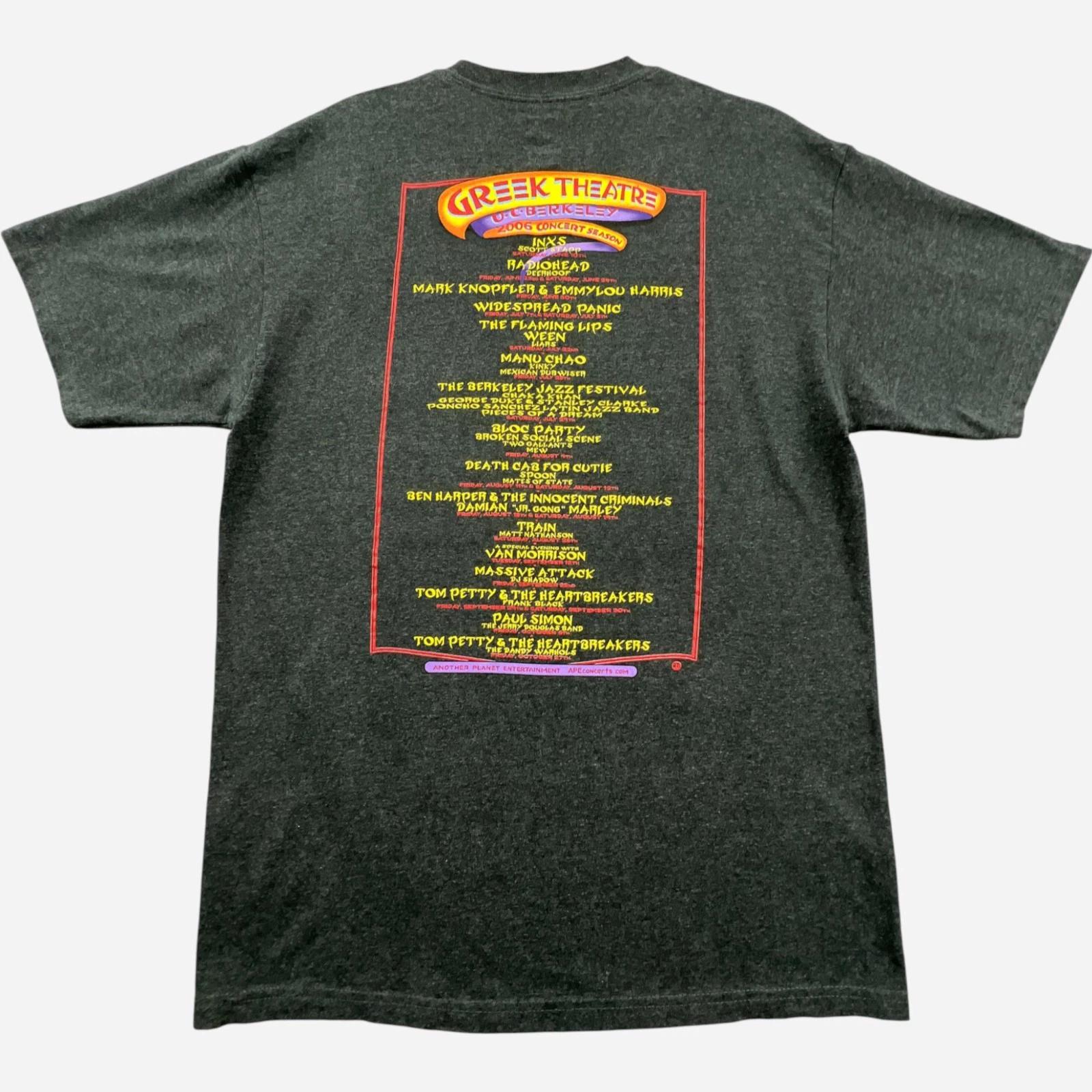 

Greek Theatre Berkeley 2006 Concert T Shirt Mens Medium Gray Tom Pettty INXS Tee 4XL