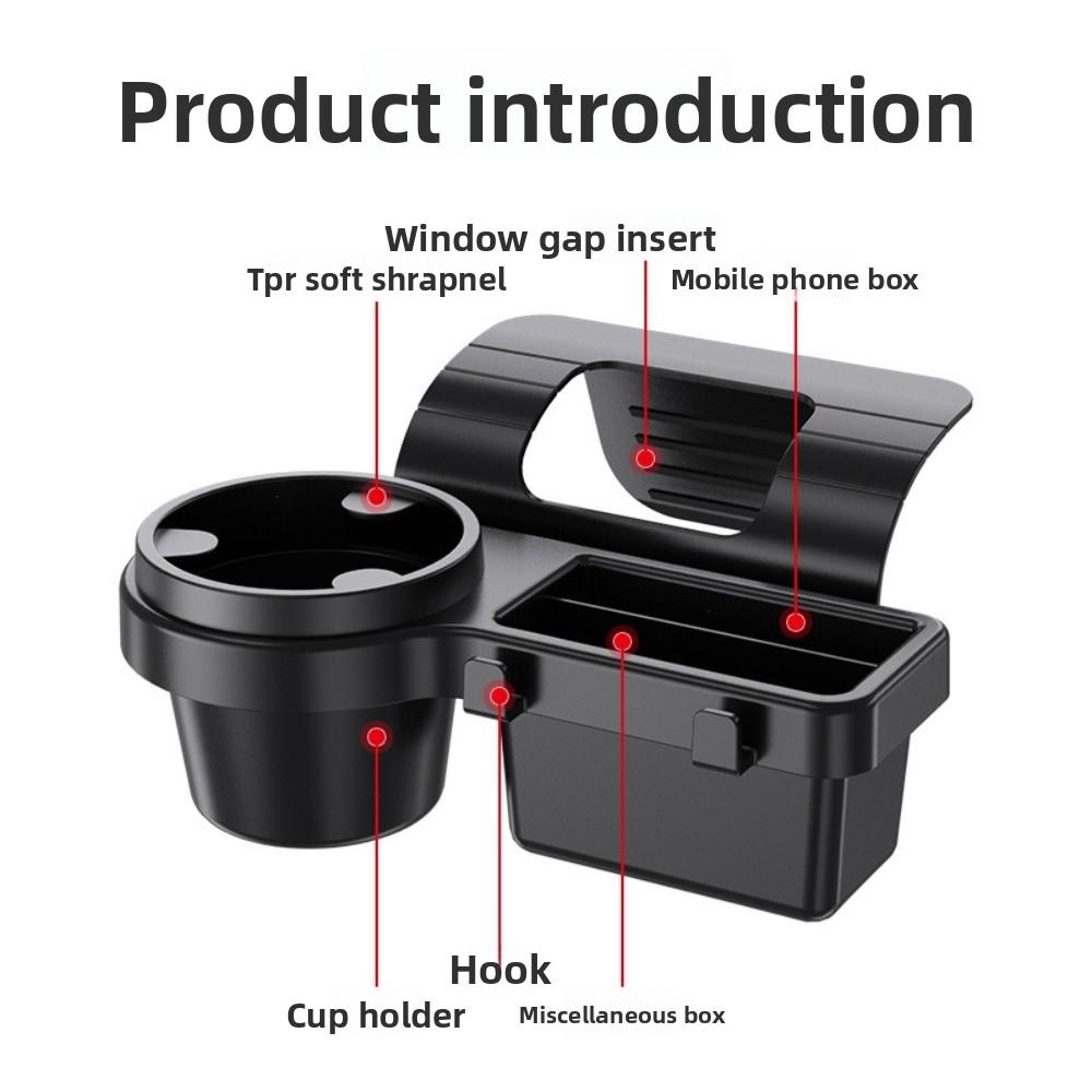 PP Car Door Cup Holder Black Door Side Phone Rack New Drink Bottle Holder  Car Interior