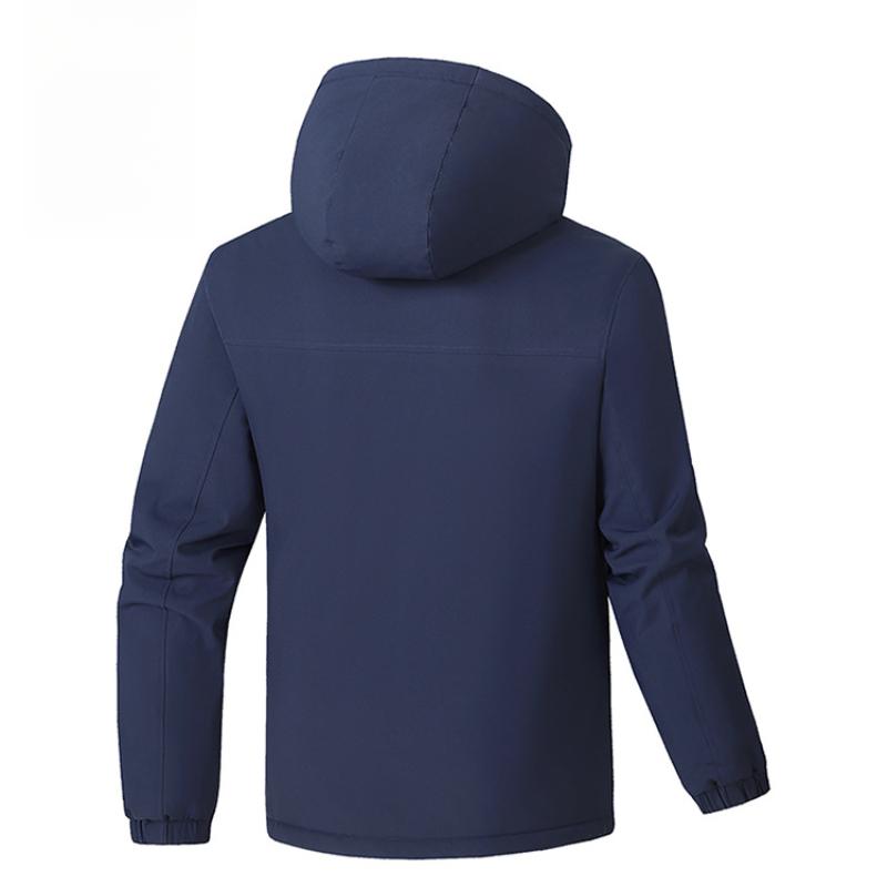 Fashionable Versatile Men's Thickened Warm Winter Jacket Cotton Clothing Wrinkle-resistant Lightweight Soft and Comfortable Long-sleeved Down Jacket