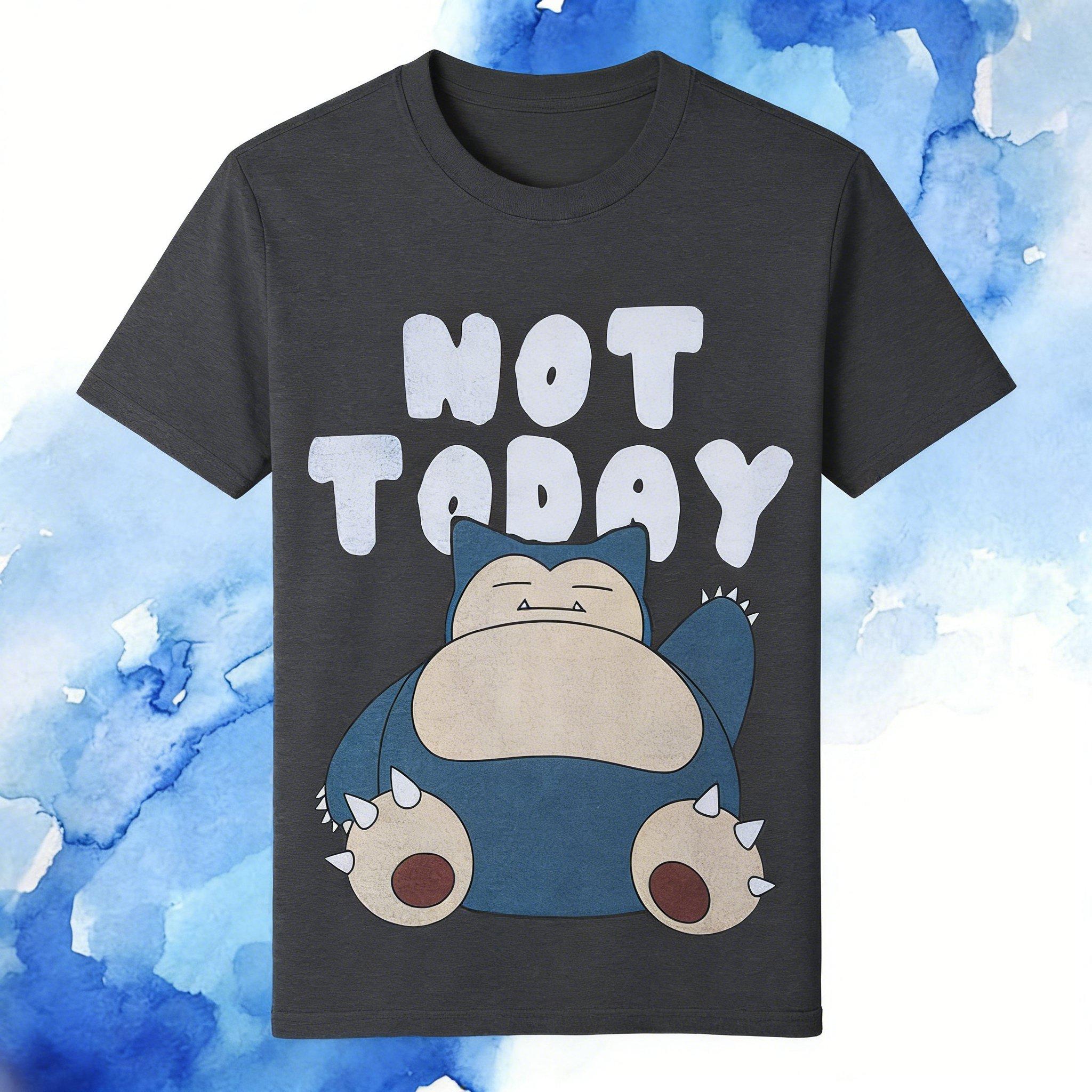 

Pokemon Snorlax Anime T Shirt Man Women Cotton Short Sleeve Tee Streetwear Y2k Clothes Summer Fashion 2026 Oversized Casual Tops M