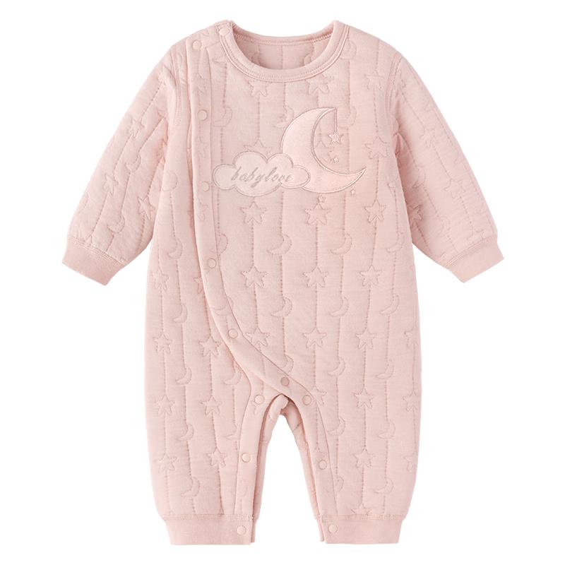 Babylove Padded Modal Embroidered Romper 90