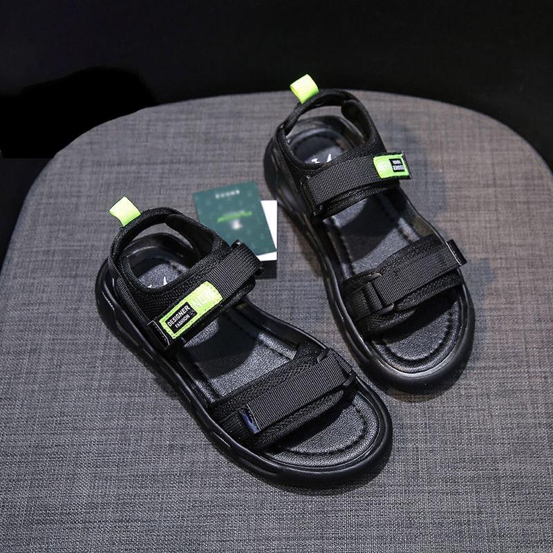 

Женские уличные пляжные тапочки, женские летние новые мягкие нескользящие сандалии, прочные сандалии на пенопластовой подошве, женские модные 35 чёрный