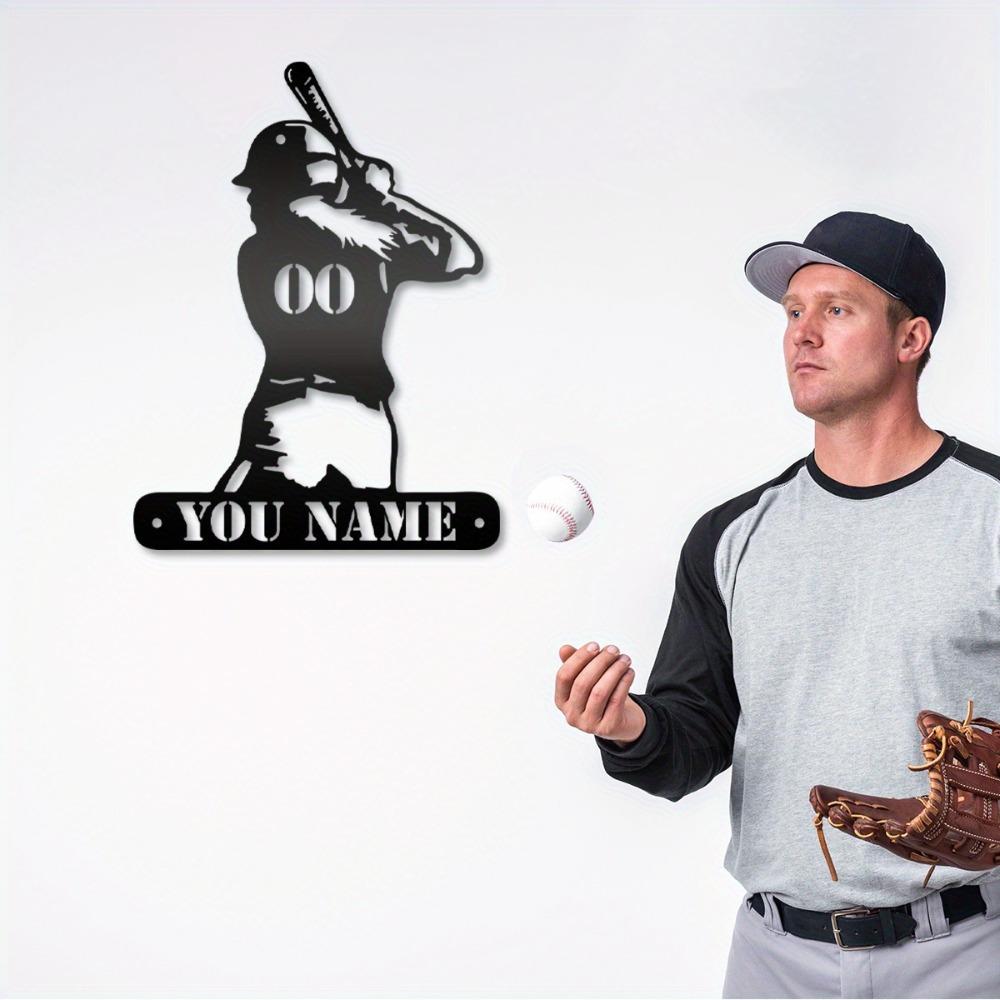 Exklusives Individuelles Little League Star Metallwandbild Personalisierter Mädchen-Softball-Namensschild Ideales Geburtstags-Weihnachts-Wohnkultur