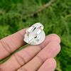 Natural Labradorite Flower Statement Stackable Boho Ring Jewelry Sterling Silver