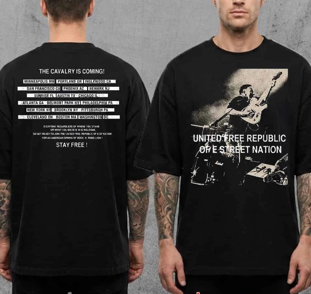 

HOT!!! Bruce Springsteen 2026 Land Of Hope & Dreams American Tour T-Shirt S
