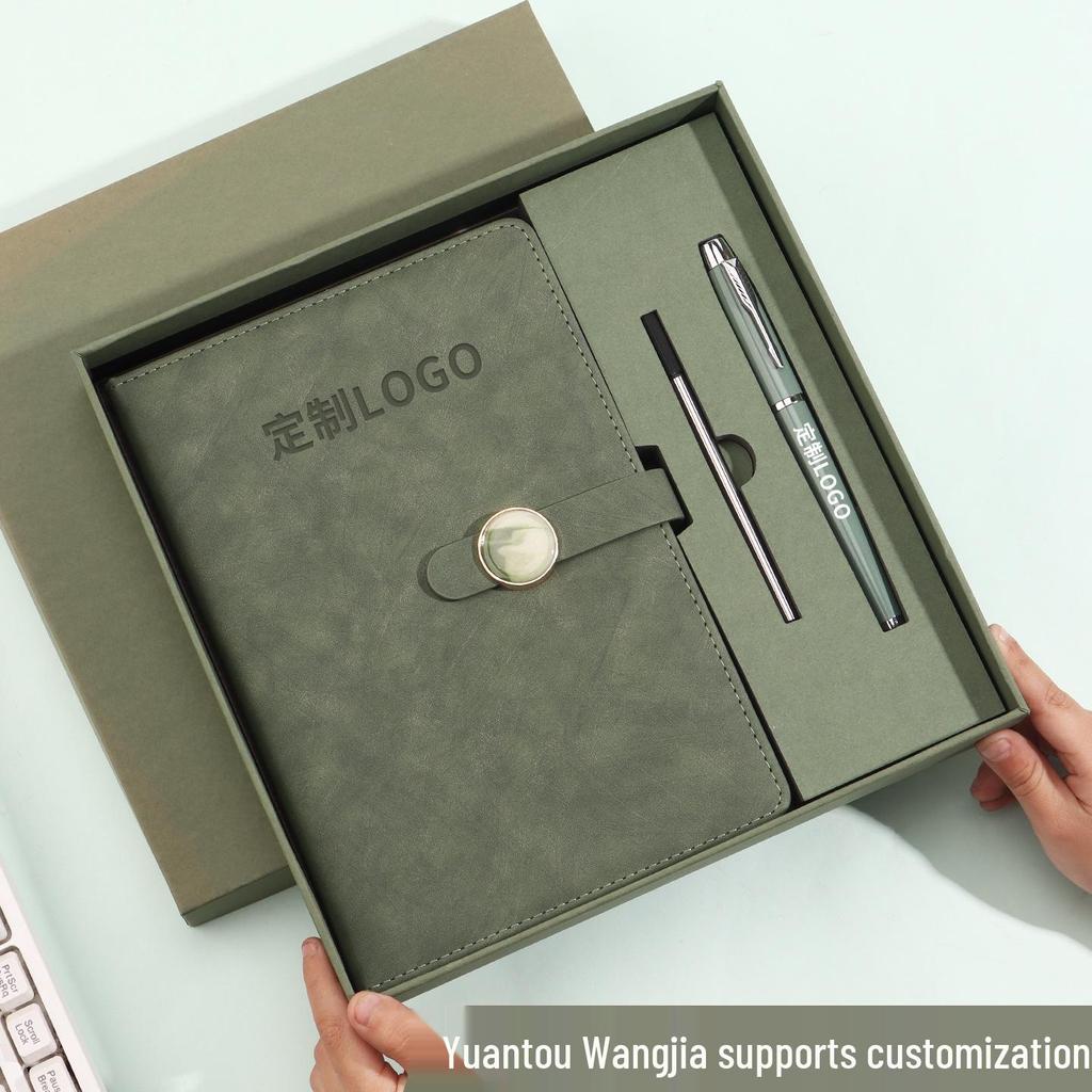 High-Grade Customizable Business Notebook Gift Set with Logo Printing