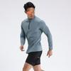 Men's Half-Zip Long-Sleeve Sports T-Shirt - Autumn/Winter Outdoor Casual Running & Fitness Top