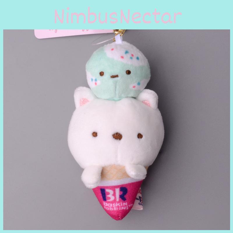 Sumikkogurashi Animal Cute Plush Keychain Soft Filling Kids Teen Dolls Gift
