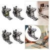 Heavy Duty Sewing Machine Attachment - Durable Steel Roller Presser Foot for Thick Fabrics
