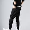Pants Solid Color Thin Male Men Beam Feet Cargo Pants for Daily Life