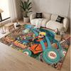 Custom Name Crystal Velvet Rug,Naruto Comfortable Anti Slip Floor Mat For Room Decoration