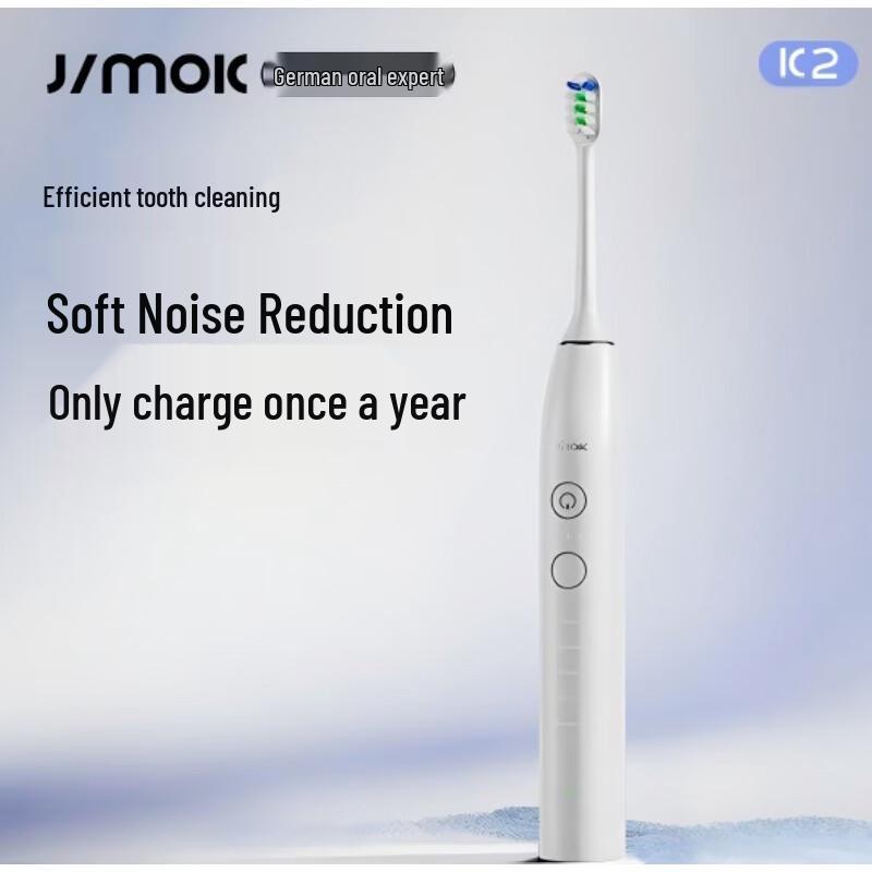 

JIMOK K2 Quiet Sonic Electric Toothbrush CN plug (adapter included)