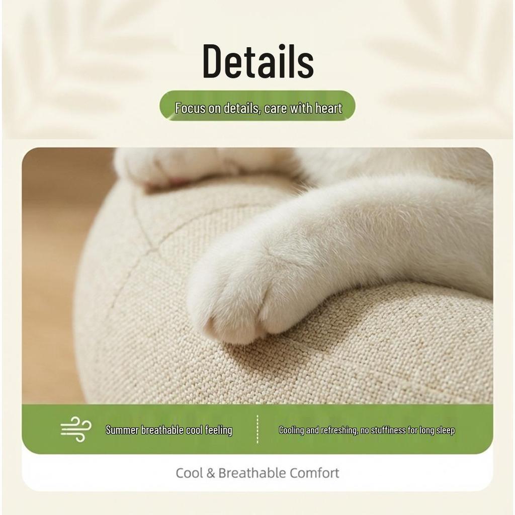 All-Season Waterproof Dog House Mat - Washable & Tear-Resistant Bed for Medium/Small Dogs