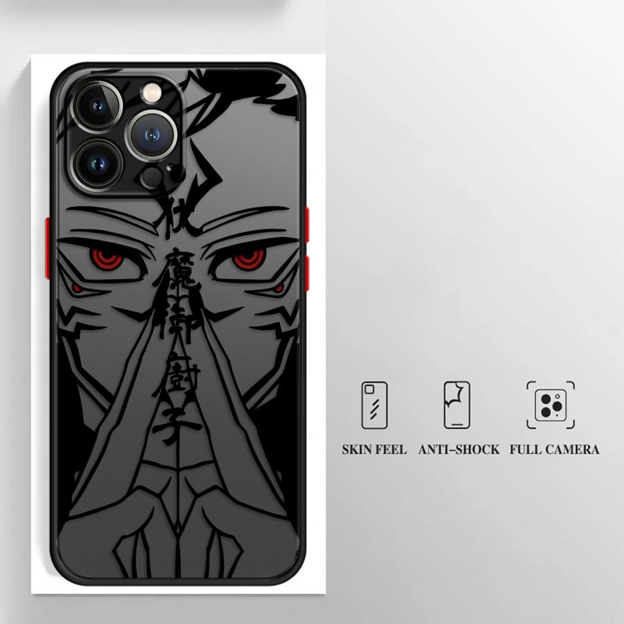 Case for Apple iPhone 14 11 Plus 13 Mini 12 8 7 SE 11 XR XS 15 Pro MAX 16 Soft Cover 14Pro 12Pro 16 Plus Japanese Anime Satoru