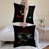 Colorful Graffiti Game Gamepad Cushion Cover Antidustmite Pillowcase Invisible zipper silky short plush Sofa cushion cover