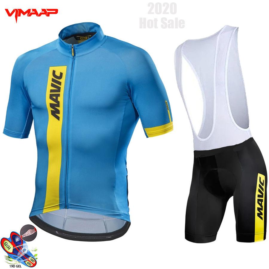 Short Sleeve Cycling Suit Strap Suit Men's Summer Road Cycling Cycling Clothing
