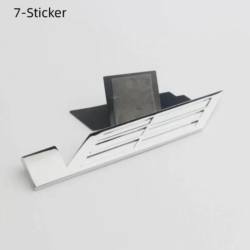 Metal Car Fender Side Sticker Grille for V Logo Deville BLS SRX XT5 STS XTS ATS CT5 CT6 CTS