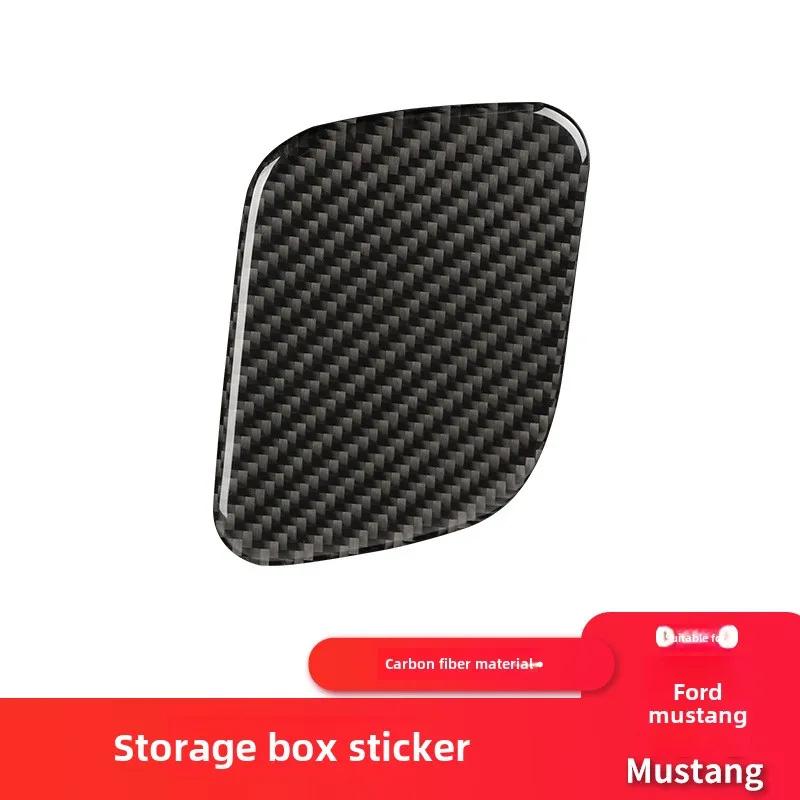 

Для Ford Mustang Mustang карбоновое волокно декоративное кольцо для CD Stall Out Trend фары переключатель дверная панель чаша наклейка