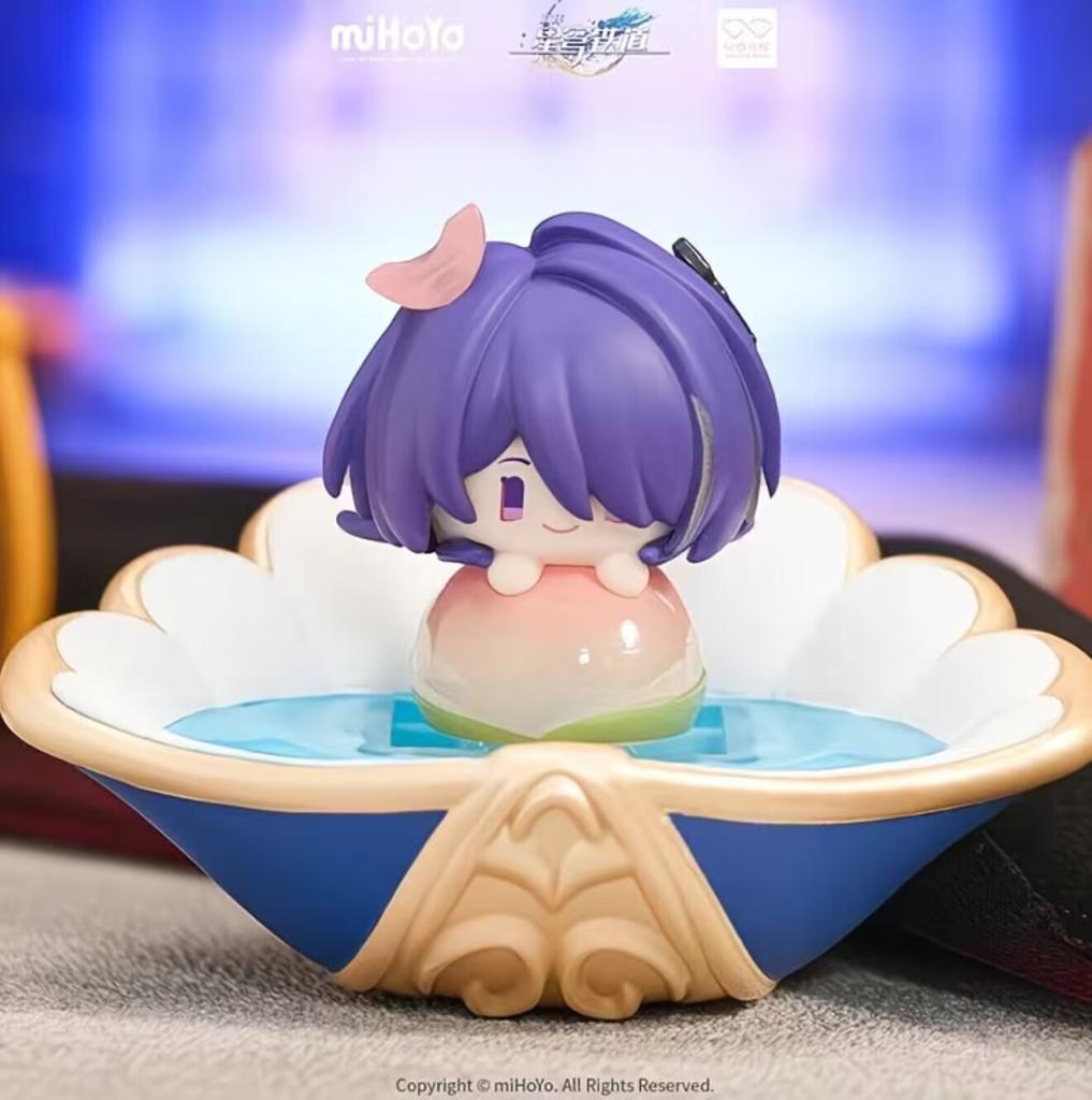 Heiß Neu Mihoyo Honkai Star Rail Limitierte Edition Q Version V2 Aventurin Tastenkappen Benutzerdefiniert Niedlich Dr. Verhältnis Kleiner Figuren Tastenkappe