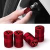 4pcs Universal DIY Anime Sticker Car Wheel Tire Stem Air Valve Caps Covers Accessories For Cars Automobiles Motorcycles Trucks Bike