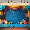 2D Rainbow Layer Frame Cloud Children Party Wall Hanging