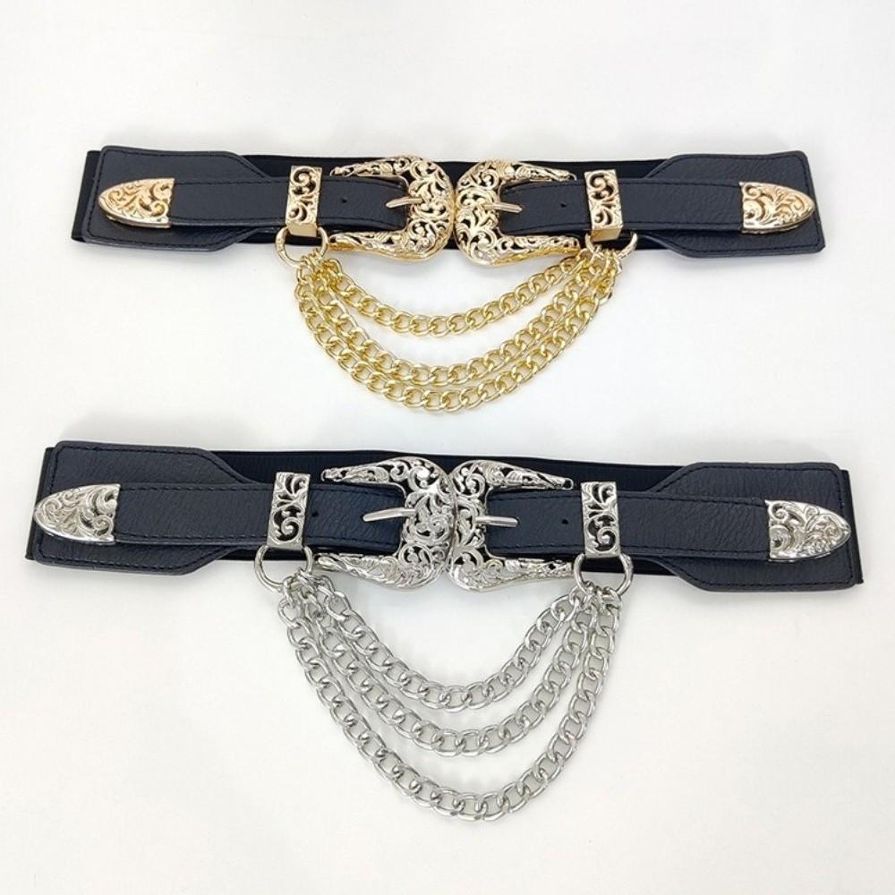 Adjustable Waist Cincher Wide Elastic Waist Belt Fashion Waist Belt Adult