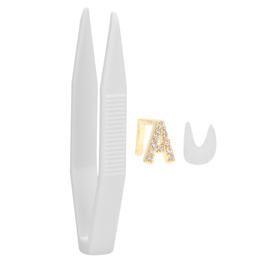 Capital Letter A Single Hip Hop False Tooth Halloween Festival Hip Hop Tooth Decoration Accessory