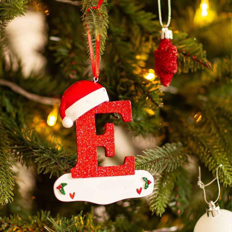 Christmas 26 Letter Hat Christmas Tree Decoration For Home 2023 Xmas Tree Ornament Gift Navidad Natal 2024