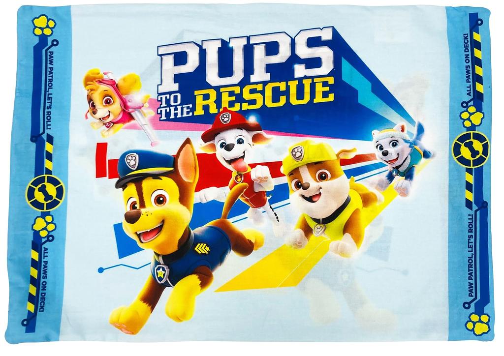 MORIPiLO Morishita Pillow Cover Paw Patrol 40x30cm Washable Character Goods Blue 4621229 Children's Approx.