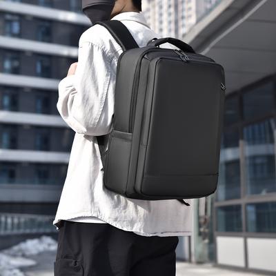Herren Business Pendler Rucksack Erweiterung Reise Lade Rucksack Multifunktionale Laptoptasche