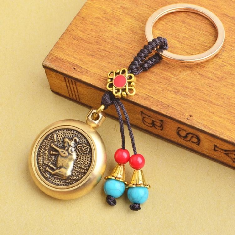 Portable Keychain Zodiacs Theme Key Ornament Suitable for Trendsetters and Anyone Seeking a Distinctive Style Statement