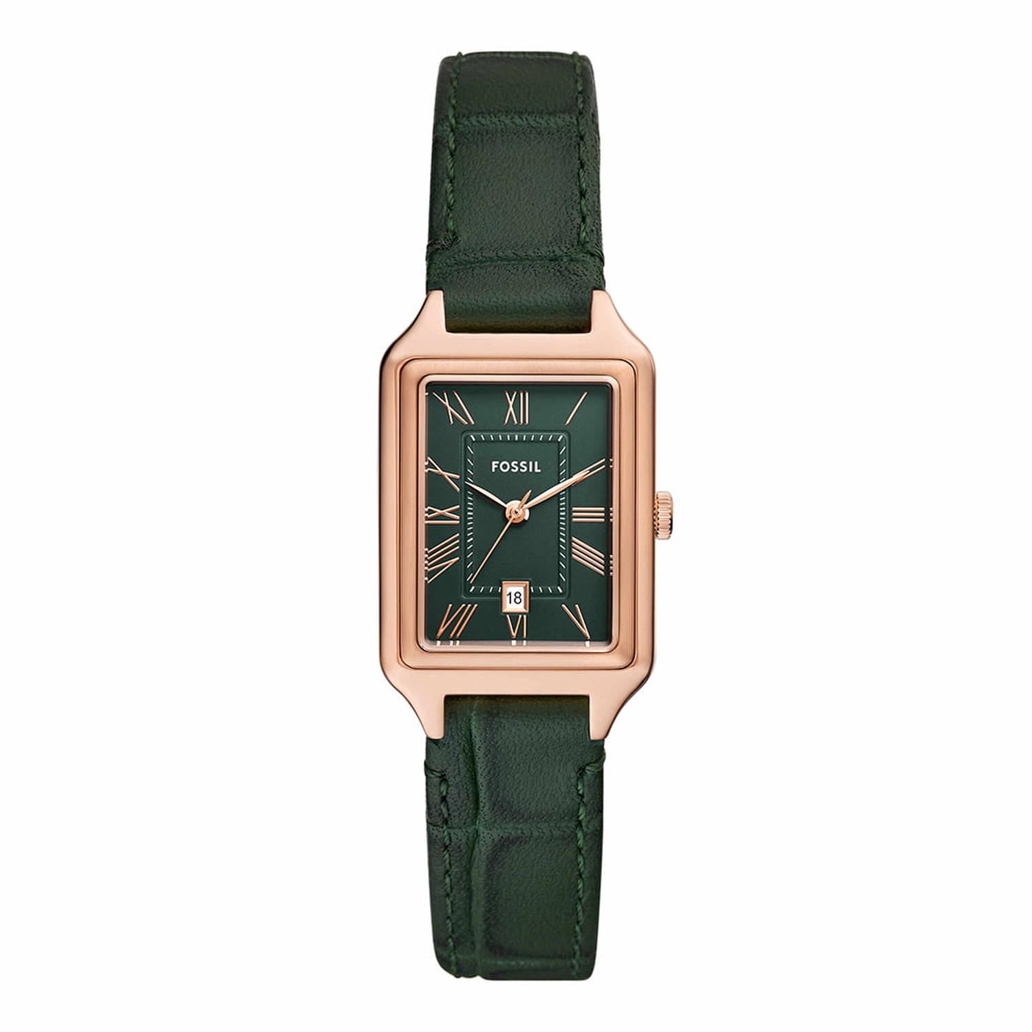 [Fossil] ES5366 (Raquel) Raquel Square Women s Leather Watch